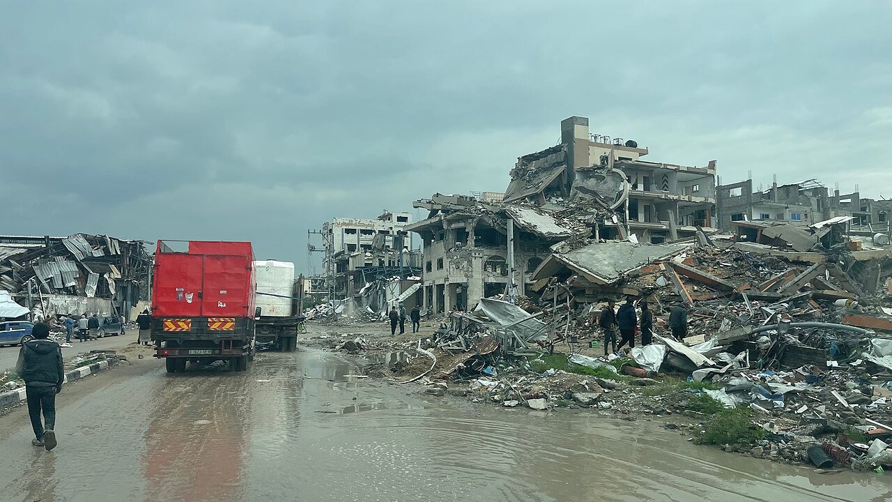 صورة أرشيفية: أنقاض في جباليا، لا توثق بالضرورة الواقعة