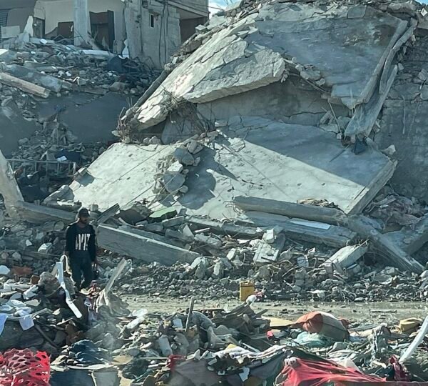 صورة أرشيفية: منازل مهدمة في غزة، لا توثق بالضرورة الواقعة