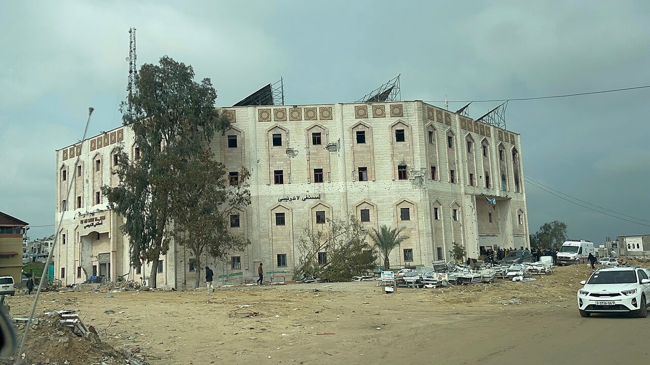 المستشفى الإندونيسي في غزة، فبراير 2025، صورة أرشيفية وليست للمستشفى المعمداني
