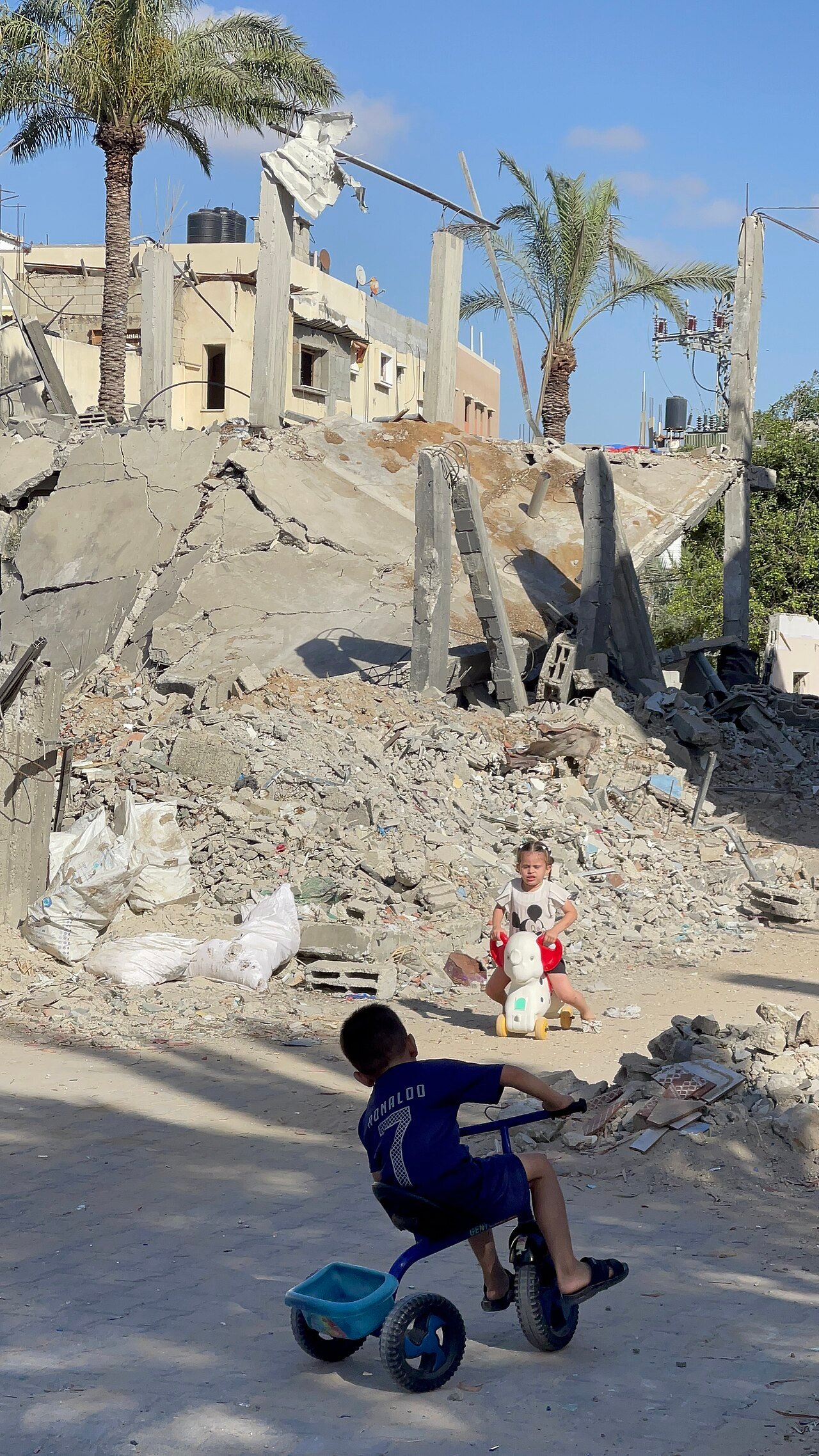 صورة أرشيفية توضيحية من قطاع غزة، لا توثق الواقعة الواردة بالمقال